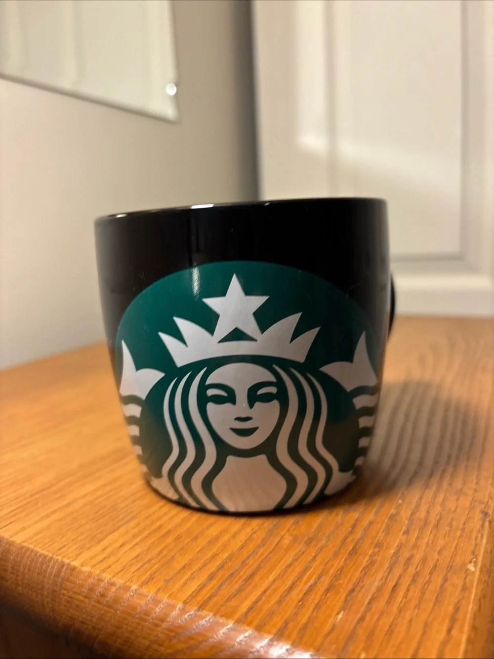 Starbucks Black Mug with Green and White Logo